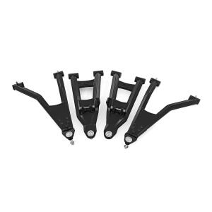 Black Aluminum Control Arms 2" Forward Offset Polaris Ranger XP 1000