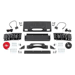FXS Hidden Winch Mount White SAE Fog Toyota Land Cruiser 4WD 24-26