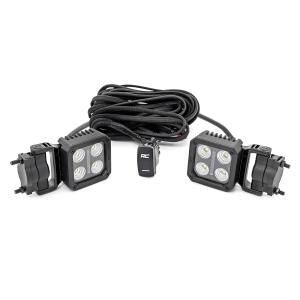 Black Series LED Light Pair 2 Inch Flood Swivel Mount Black Series LED Light Pair 2 Inch Flood Swivel Mount