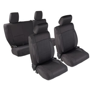 Neoprene Seat Cover Set Front/Rear – Black (13-18 JKU)