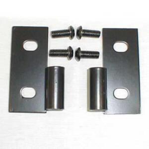 Lower Door Hinge Bracket Pair – Black (76-06 CJ/Wrangler)