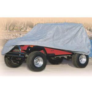 Full Car Cover w/ Storage Bag, Lock & Cable – Gray (55-06 CJ/Wrangler) Full Car Cover w/ Storage Bag, Lock & Cable – Gray (55-06 CJ/Wrangler)