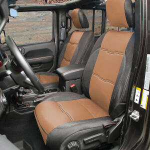 Neoprene Seat Cover Set Front/Rear – Tan Gen 2 (2018+ JLU) Neoprene Seat Cover Set Front/Rear – Tan Gen 2 (2018+ JLU)