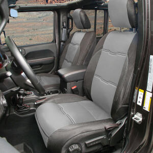 Neoprene Seat Cover Set Front/Rear – Charcoal Gen 2 (2020+ JT) Neoprene Seat Cover Set Front/Rear – Charcoal Gen 2 (2020+ JT)