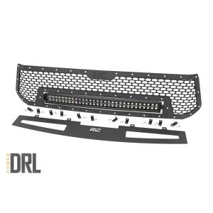 Mesh Grille 30" Dual Row LED Black Amber DRL Toyota Tundra (14-17)