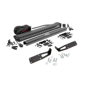 LED Light Kit Bumper Mount 20" Black Single Row Ram 2500 03-18/3500 03-18
