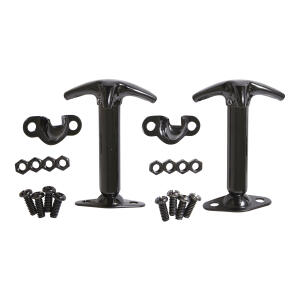Hood Catch Kit – Black (55-95 CJ/YJ)