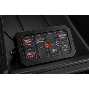 8 Gang Switch Panel Bluetooth RGB Backlit Buttons Multifunction Modes