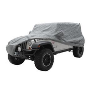 Full Car Cover w/ Storage Bag, Lock & Cable – Gray (07-18 JK) Full Car Cover w/ Storage Bag, Lock & Cable – Gray (07-18 JK)