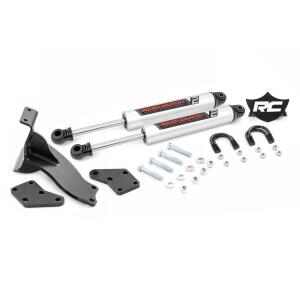 V2 Steering Stabilizer Dual 2.5-8 Inch Lift Ram 2500 14-26/3500 13-26