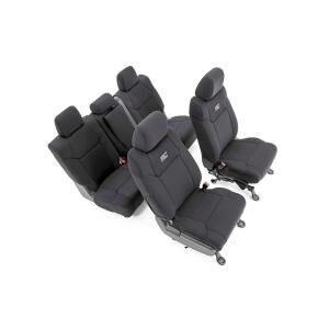 Seat Covers FR w/ Console Cover and Rear Toyota Tundra 2WD/4WD 14-21