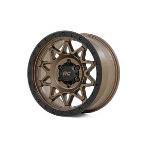 Rough Country 78 Series Wheel Simulated Beadlock Bronze/Black 17x8.5 5x5 +0mm