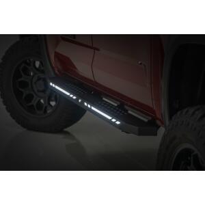 AC2 Running Boards Amber/White CrewMax Toyota Tundra 2WD/4WD 22-26