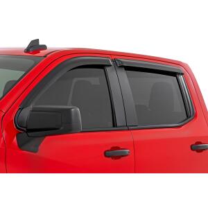 Side Window Deflectors Tape On Rain Guard Chevy/GMC 1500/2500HD/3500HD 19-26