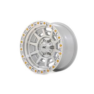 Rough Country 85 Series Wheel Simulated Beadlock Full Machine 17x9 6x5.5 -12mm
