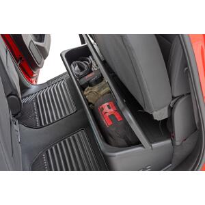 Under Seat Storage with Locking Lid Double Cab Chevy/GMC 1500/2500HD/3500HD 19-26