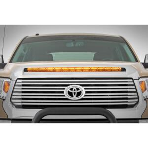 LED Light Kit Hood Bulge 40" White/Amber Strip Toyota Tundra 14-21 LED Light Kit Hood Bulge 40" White/Amber Strip Toyota Tundra 14-21
