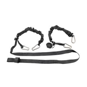 Elastic Straps Carabiner Ends 1" X 6' Pair