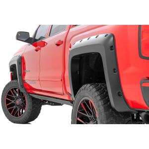 Pocket Fender Flares 6'7" & 8' Bed GAN Silver Ice Metallic Chevy Silverado 1500 (14-18)/2500HD