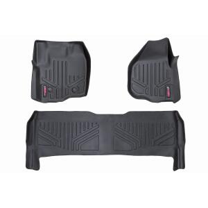 Floor Mats FR & RR Raised FR Pedal Ford F-250/F-350 Super Duty 12-16