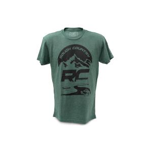 Rough Country T-Shirt RC Mountains Forest Green XL
