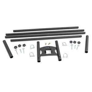 Flag Pole Holder Dual 2 Inch Hitch w/ Flag Poles