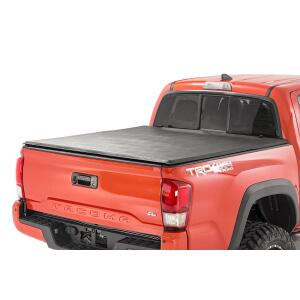 Soft Tri-Fold Bed Cover 5' Bed Dbl Cab Toyota Tacoma 2WD/4WD 16-23