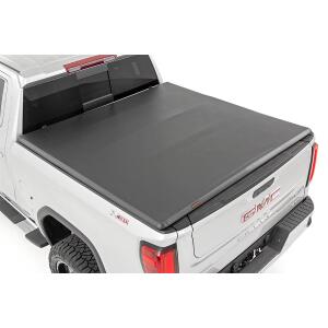 Soft Tri-Fold Bed Cover 5'10" Bed Chevy/GMC Sierra 1500 19-26/Silverado 1500 19-26