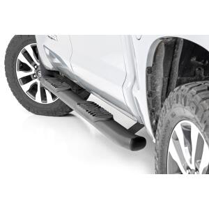 Oval Nerf Step Crew Cab Black Toyota Tundra 2WD/4WD 2007-2021