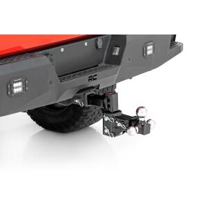 Adjustable Trailer Hitch 6 Inch Drop Multi-Ball Mount Fits 2 Inch Receiver