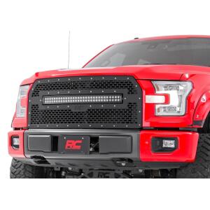 Mesh Grille 30" Dual Row LED Black Ford F-150 2WD/4WD 2015-2017