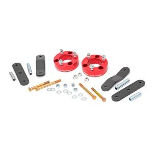 2.5 Inch Leveling Kit Red Spacers Nissan Frontier 05-26/Xterra 05-15