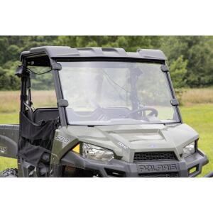Full Windshield Scratch Resistant Mid Size Polaris Ranger 500/Ranger 800 Mid-Size