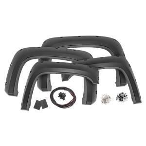 Pocket Fender Flares 6'7" & 8' Bed GAN Silver Chevy Silverado 1500/2500HD/3500HD (07-14)