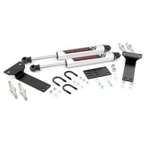 V2 Steering Stabilizer Dual 2-8 Inch Lift Ford Excursion 00-05/Super Duty 99-04