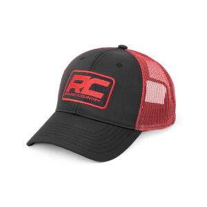 Rough Country Hat Red Mesh Rough Country Patch Black/Red