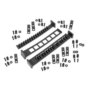 Rubber Molle Panel Clamp Kit Universal Up to 15" 2-Clamp Sets