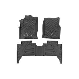 Flex-Fit Floor Mats Front and Rear Toyota Tacoma 2WD/4WD 2016-2023