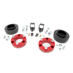 3 Inch Lift Kit X-REAS RR Spacers Red Toyota 4Runner 4WD 2003-2009
