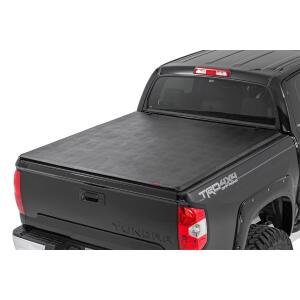 Soft Tri-Fold Bed Cover With & W/O OE Rails 6'7" Bed Toyota Tundra 07-21