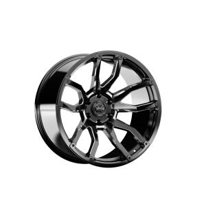 Torque Impact Gloss Black w/Milled Accents 20x9 6x5.5 -12mm