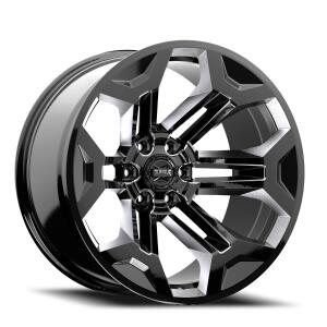 Torque Pulse Gloss Black 20x9 6x5.5 -12mm