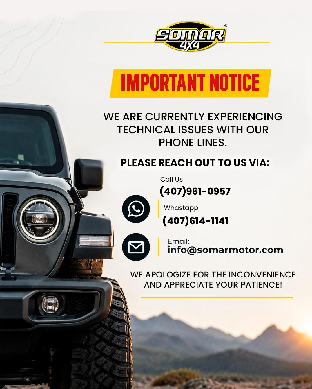 Phone issues notice