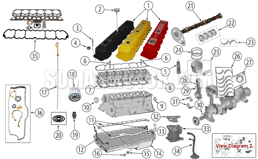 Diagram Engine - AMC  L (242) | Somar Motor LLC